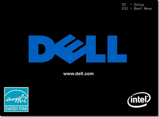 dell startup screen