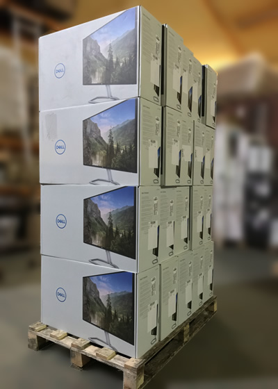 Monitors From Dell Just Arrived In Our Warehouse